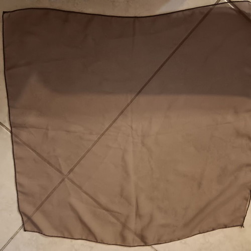 Scarf like new in dark brown color