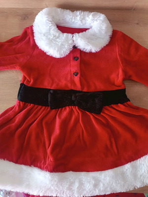 Baby Christmas dress like new for girl up to 6 months