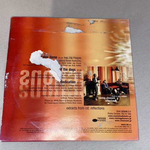 Raining Pleasure Reflections promo CD single used, rock