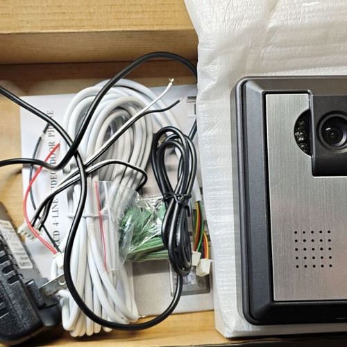Video door phone 7" set new with color screen and accessories