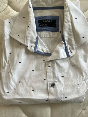 Dash&Dot men's shirt multicolored like new, size L