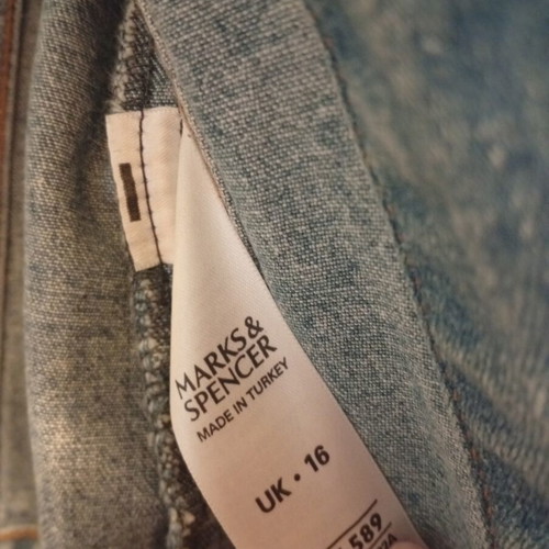 Jean jacket Marks & Spencer light wash like new, blue