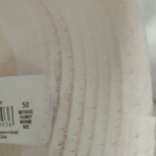 Summer hat for girl size 50 like new, white and pink