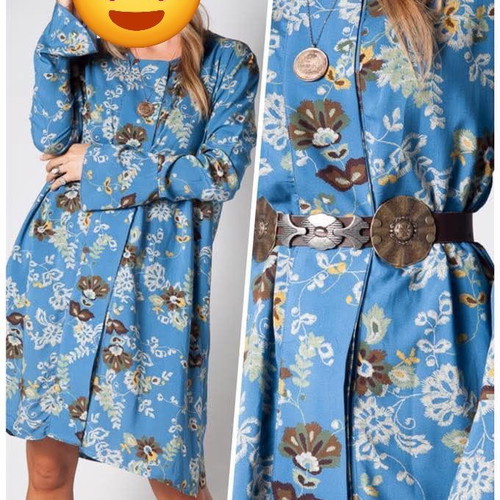Nidodileda dress one size new, blue