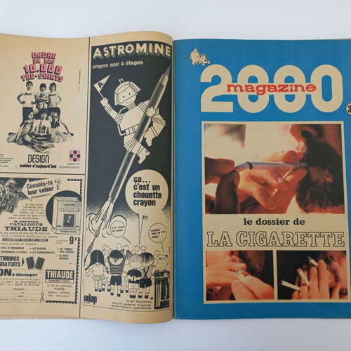 Tintin comic used, large format, year 1971