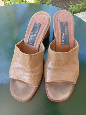Tsakiris Mallas summer slides used, size 40