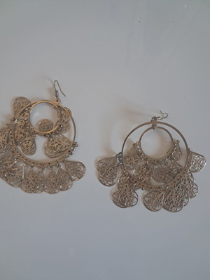 Boho earrings, gold color