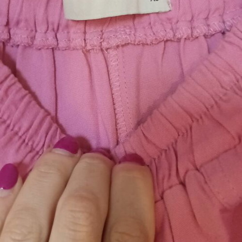 Cargo pants Vassia Kostara pink like new, airy, lightweight