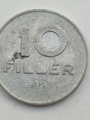 10 Fillér coin Hungary 1975, aluminum