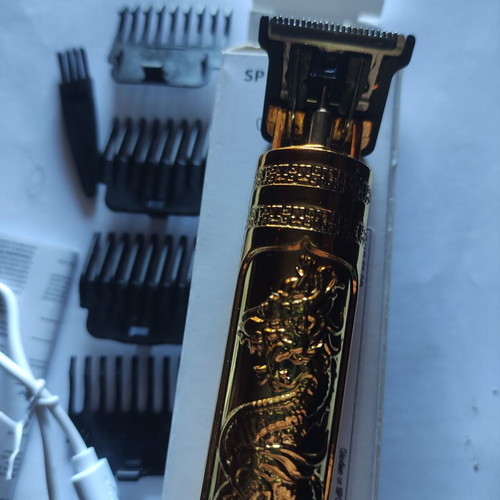 Rechargeable Hair Clipper and Beard Trimmer with Guide Comb System