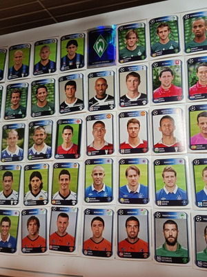 Champions League 2010-2011 Panini μονά αυτοκόλλητα, 114 τεμ.