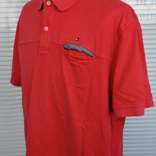Tommy Hilfiger Custom Fit Polo Shirt XL Light Red like new, 100% Cotton