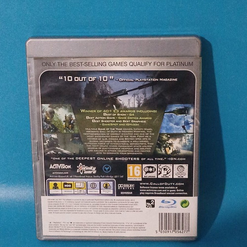 Call of Duty 4 Modern Warfare PlayStation 3 very good condition