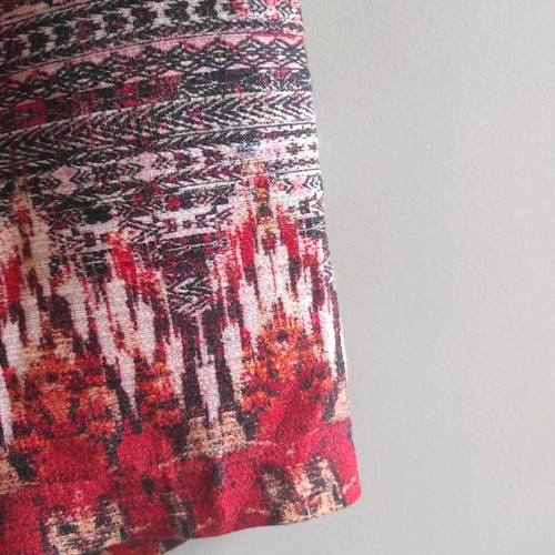 H&M mini skirt red like new