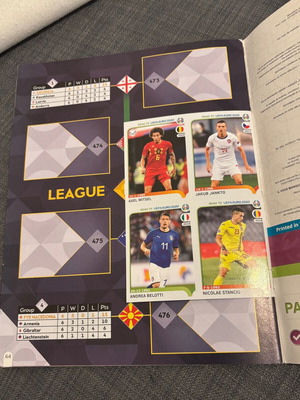 Panini UEFA Road to Euro 2020 album new, empty