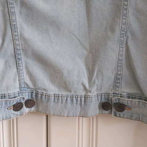 Esmara denim jacket turquoise like new, size M