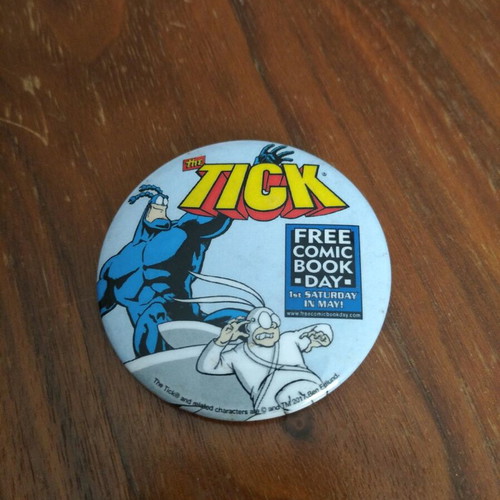 Tick collectible pin like new, multicolor