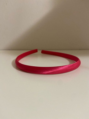 Fuchsia satin kids headband new