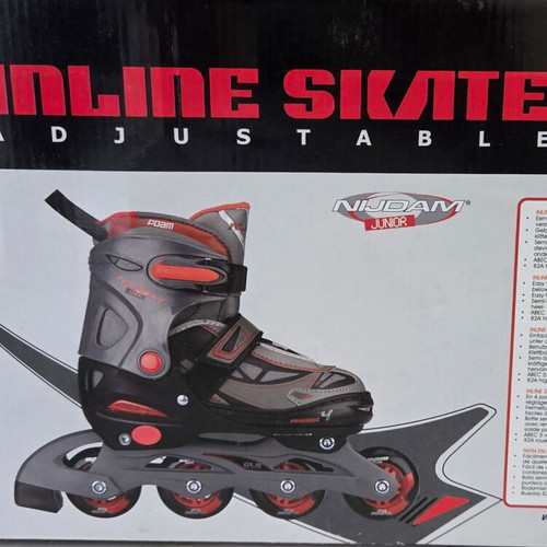 Inline Nijdam skates used, size 30-33