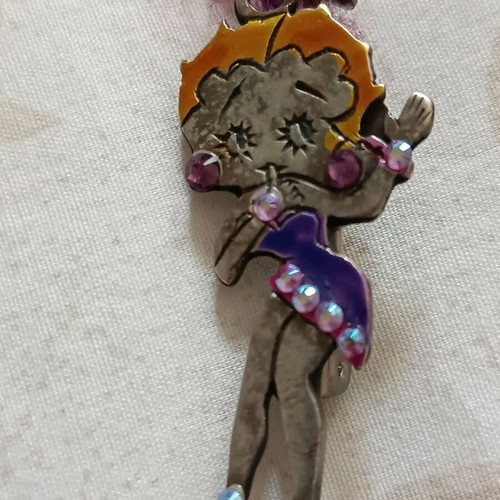 Handmade Betty Boop pin new