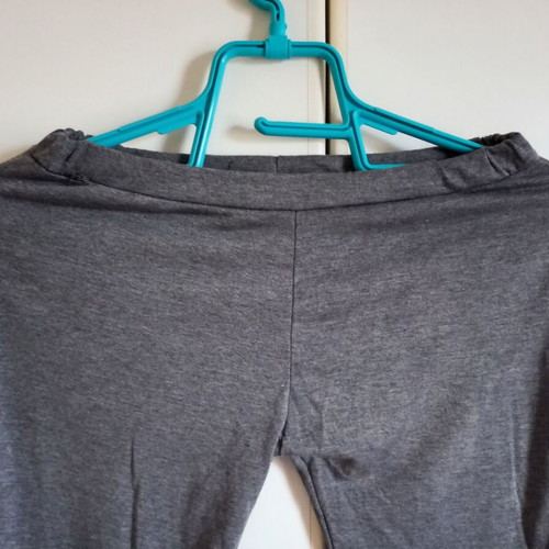 Gray leggings new, size S, cotton fabric