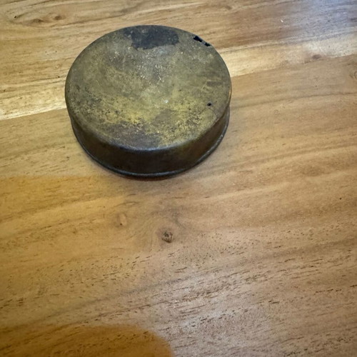 Vintage metal box used