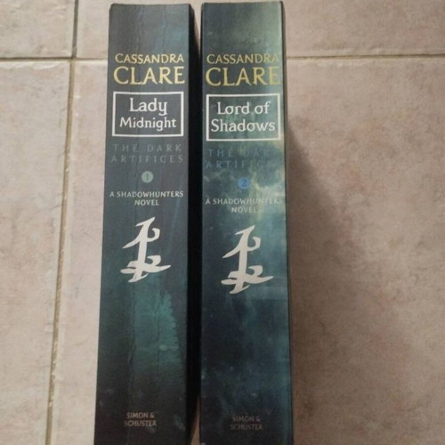 Lady Midnight and Lord of Shadows books by Cassandra Clare, The Dark Artifices