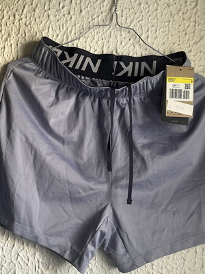 Nike shorts new loose fit, grey, size S