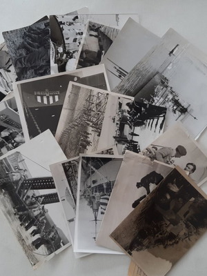 Photographs from 1940-1960 used, pack of 17