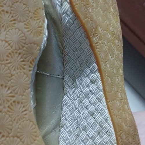 Boxer Soft Anatomical Leather Platforms Size 38 New Gold