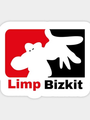 Αυτοκόλλητο Limp Bizkit καινούργιο, γυαλιστερό χειροποίητο