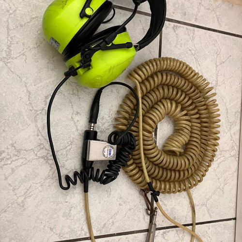 3M Peltor MT7H79F-01 GB communication earmuffs used, two-way