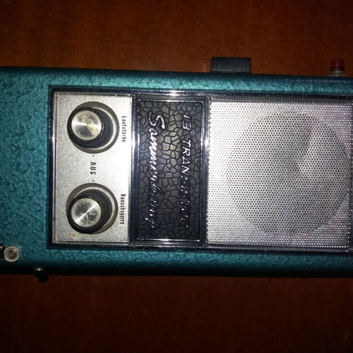 Sommerkamp walkie talkie used, 2 pieces with leather cases