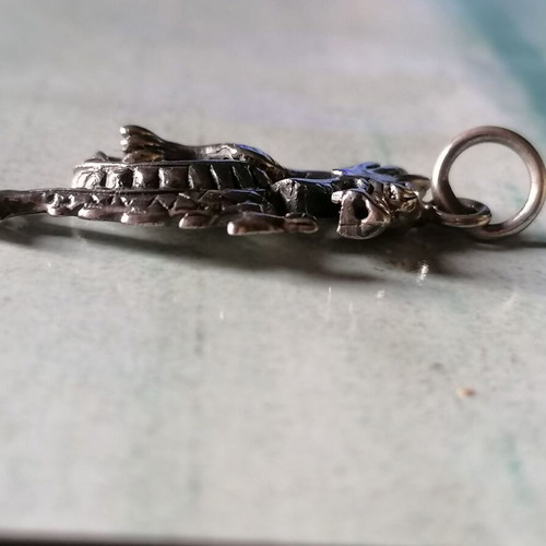 Silver 925 dragon pendant new