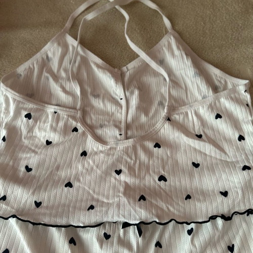 Shein summer pajamas like new, size M, black and white