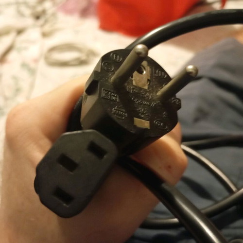 Shuko power cable for computer 1.5 meter
