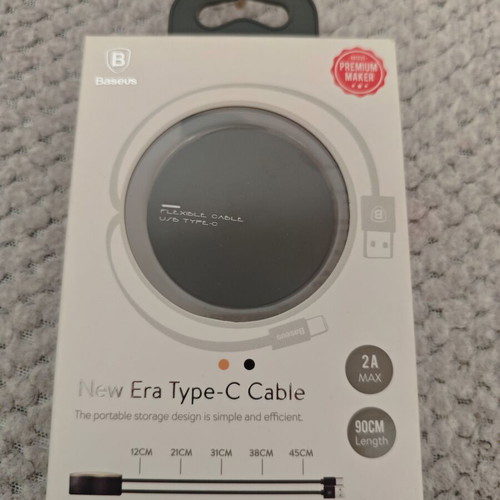 Baseus New Era Series Type-C Charging Cable new, 90cm with auto rewind