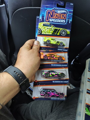 Hot Wheels Neon Speeders καινούργια, άψογα κλειστά