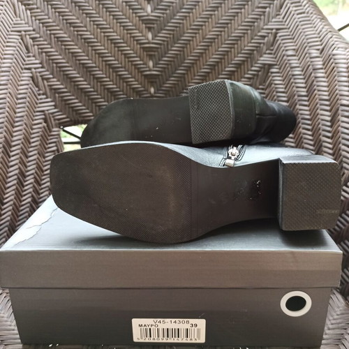 Miss NV ankle boots used, black, size 39, synthetic leather
