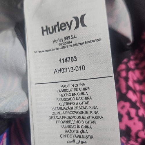 Hurley Phantom swim shorts like new, size XL, multicolor