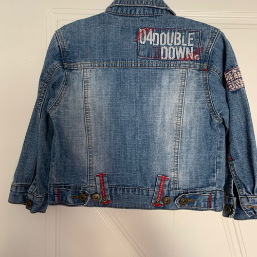 Denim jacket used, size 1 for 1-2 years old