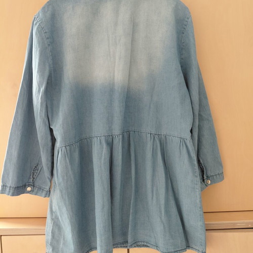 Lumina blouse shirt style XL used, soft denim cotton