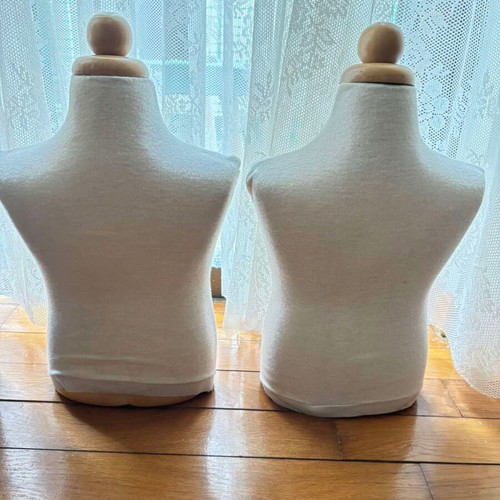 Small Display Busts used, set of 2 for store