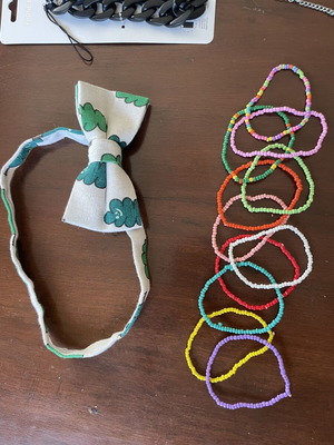 Y2K & Funky Accessories Set - Necklaces, Rings, Bijoux, Bow Tie