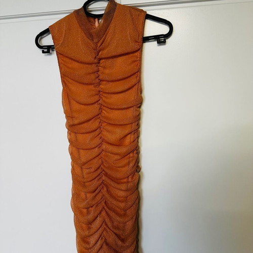 Toi&Moi elastic dress orange like new, size M