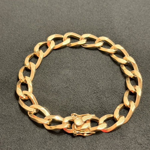 14K gold bracelet chain, 25g, 0.8mm