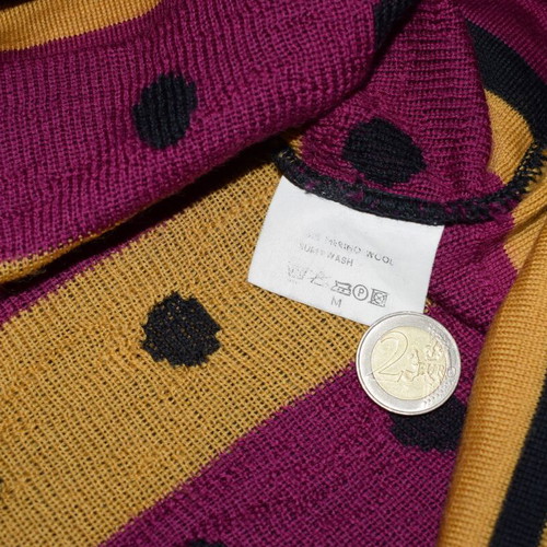 Bitte Kai Rand Copenhagen Merino Wool Polka Dot Sweater size M like new