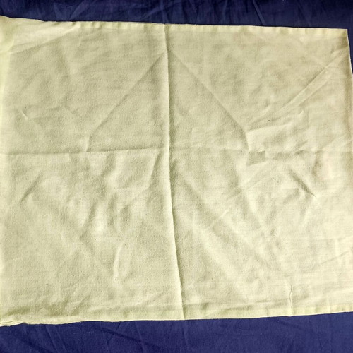 Cot pillowcase new, cotton, light green with duck and star design