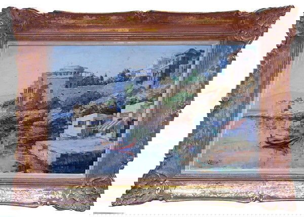 Πίνακας Αντώνης Κανάς -Λιμενογραφία