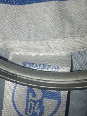 Φανέλα εμφάνιση Σάλκε μεταχειρισμένη με πατημένη διαφήμιση